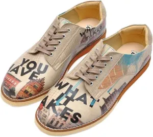 Personalize Your Life - Printed Flat Shoes - Men's Fashion - Chic, Elegant and Casual Style - Vegan, Environmentally Friendly and Handmade - Breathable Design