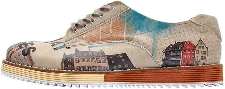 Personalize Your Life - Printed Flat Shoes - Men's Fashion - Chic, Elegant and Casual Style - Vegan, Environmentally Friendly and Handmade - Breathable Design