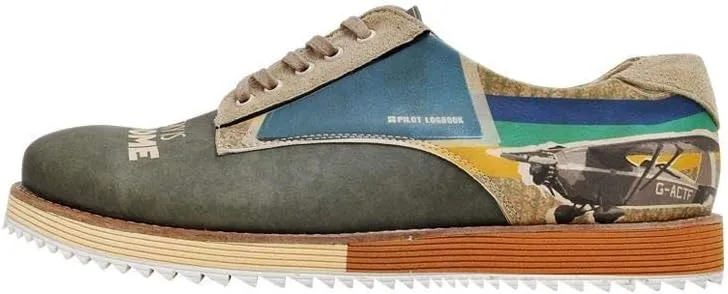 Personalize Your Life - Printed Flat Shoes - Men's Fashion - Chic, Elegant and Casual Style - Vegan, Environmentally Friendly and Handmade - Breathable Design
