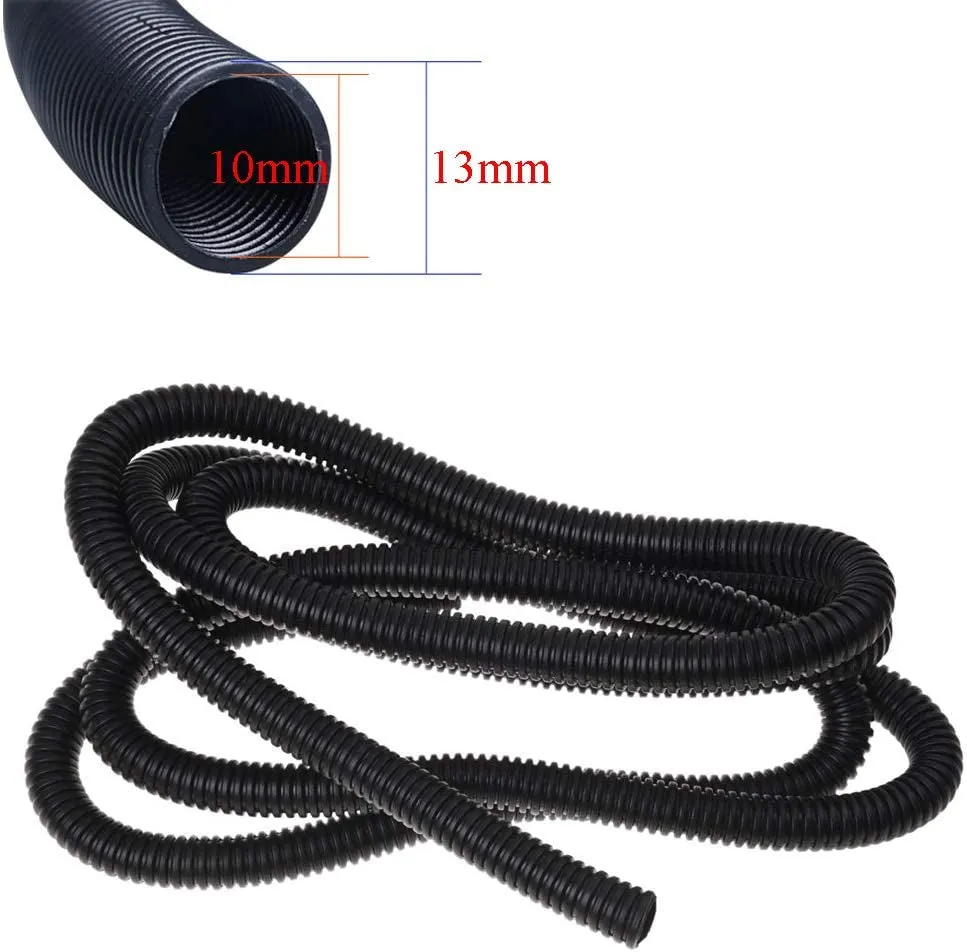 PIVBY 30 Ft Dog Cat Cord Protector Wire Loom Tubing Protect Electric Wires Chewing from Rabbits, Cats and Other Pets - Efficiently Manages Open Cables