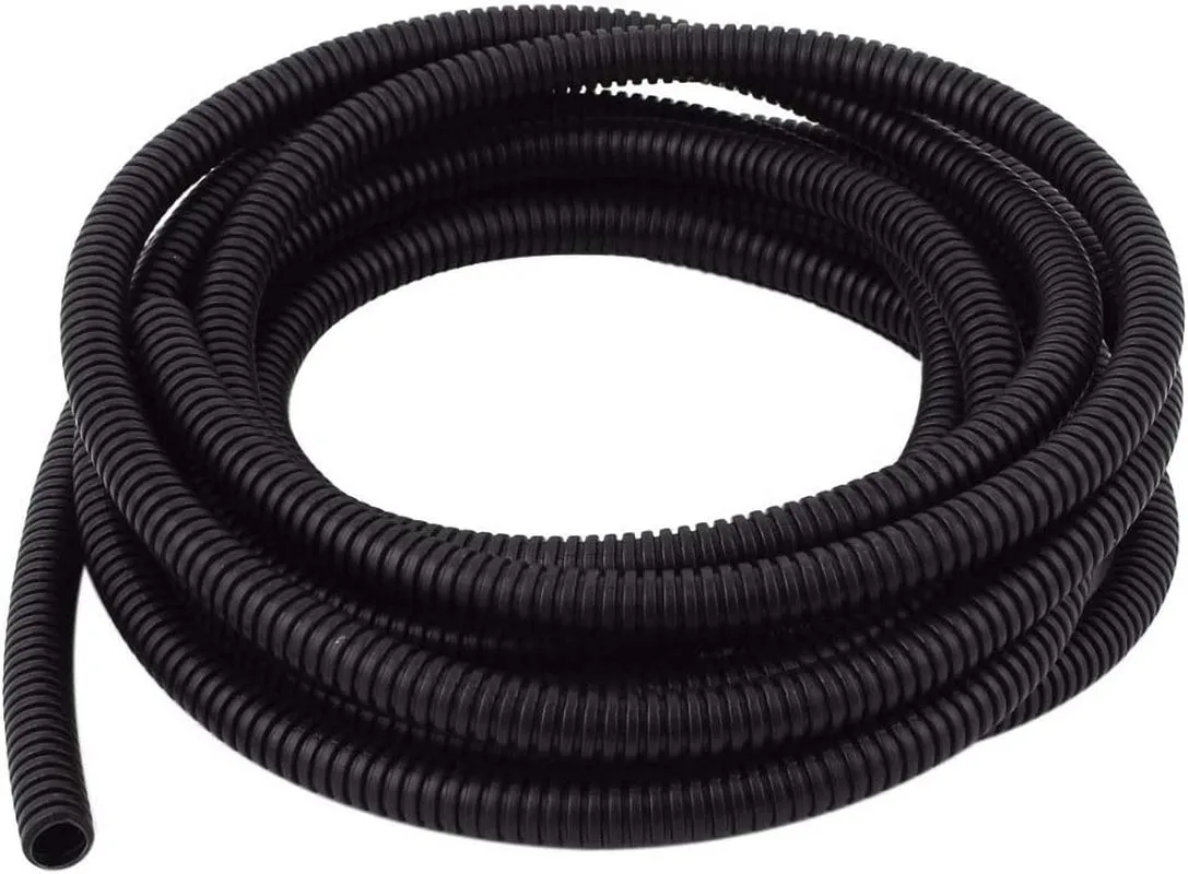 PIVBY 30 Ft Dog Cat Cord Protector Wire Loom Tubing Protect Electric Wires Chewing from Rabbits, Cats and Other Pets - Efficiently Manages Open Cables