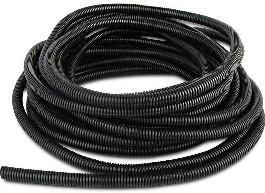 PIVBY 30 Ft Dog Cat Cord Protector Wire Loom Tubing Protect Electric Wires Chewing from Rabbits, Cats and Other Pets - Efficiently Manages Open Cables