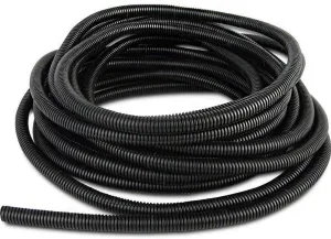 PIVBY 30 Ft Dog Cat Cord Protector Wire Loom Tubing Protect Electric Wires Chewing from Rabbits, Cats and Other Pets - Efficiently Manages Open Cables