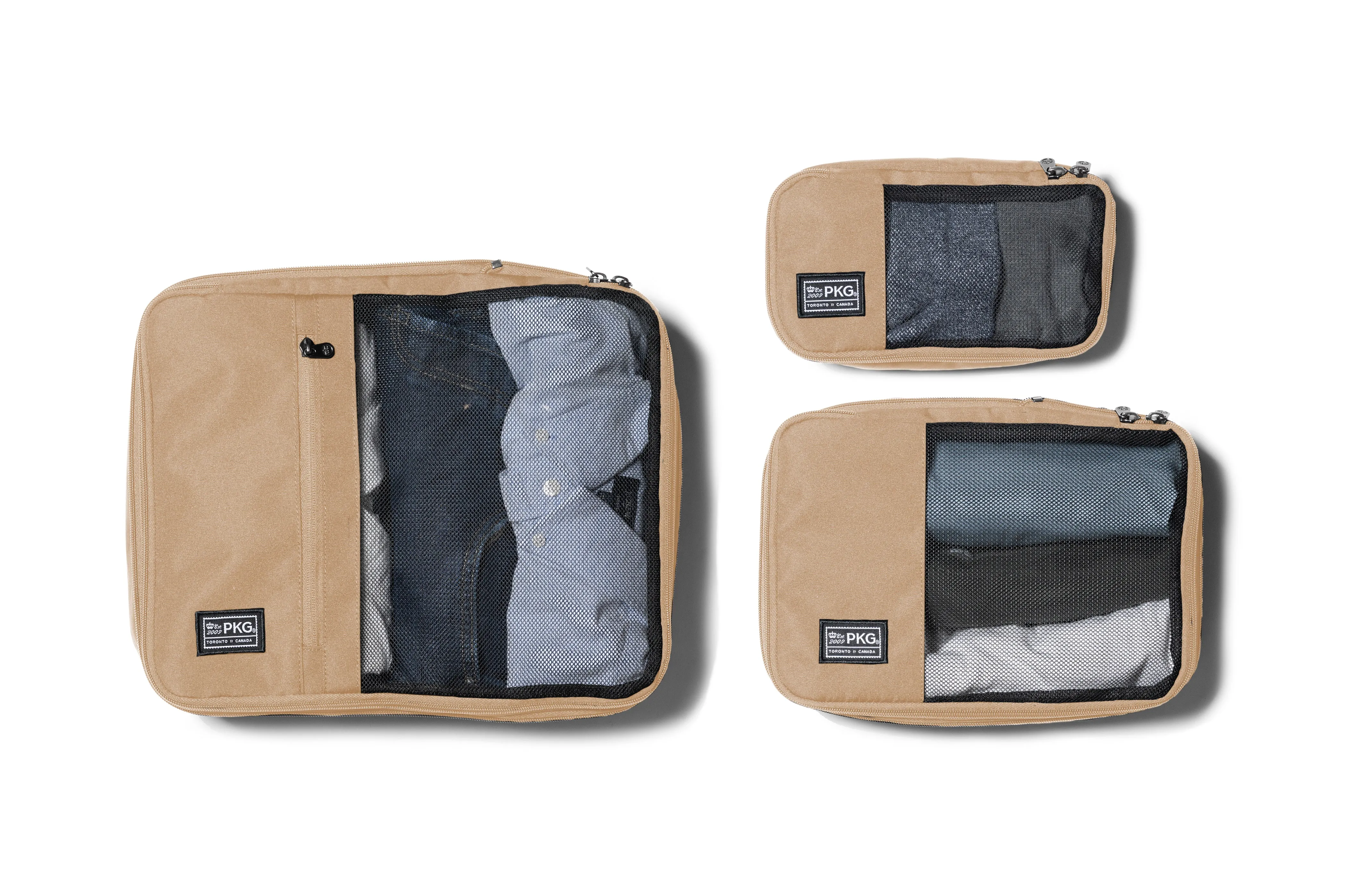 PKG UNION Compression Packing Cubes - 3 Pack