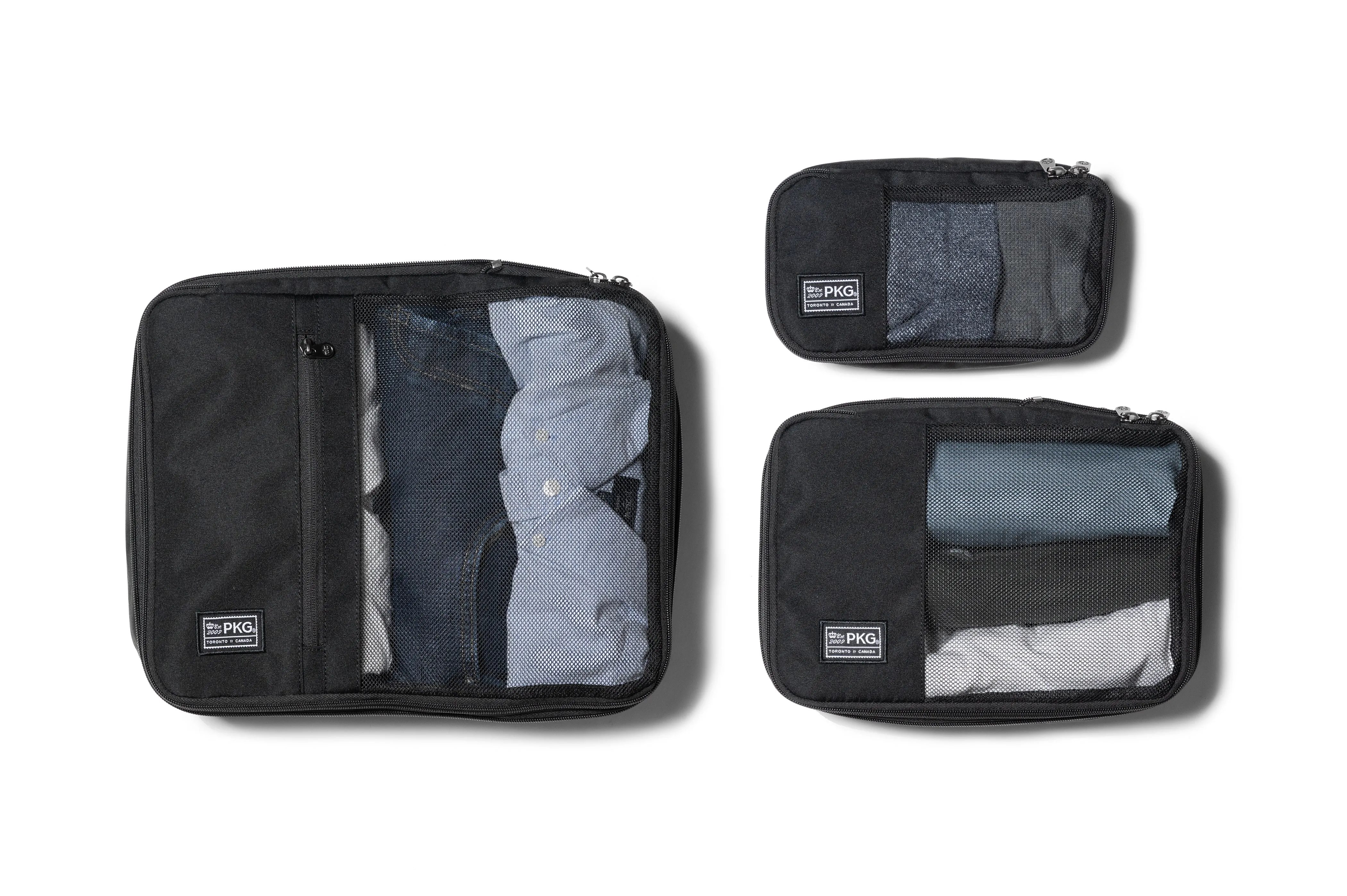 PKG UNION Compression Packing Cubes - 3 Pack