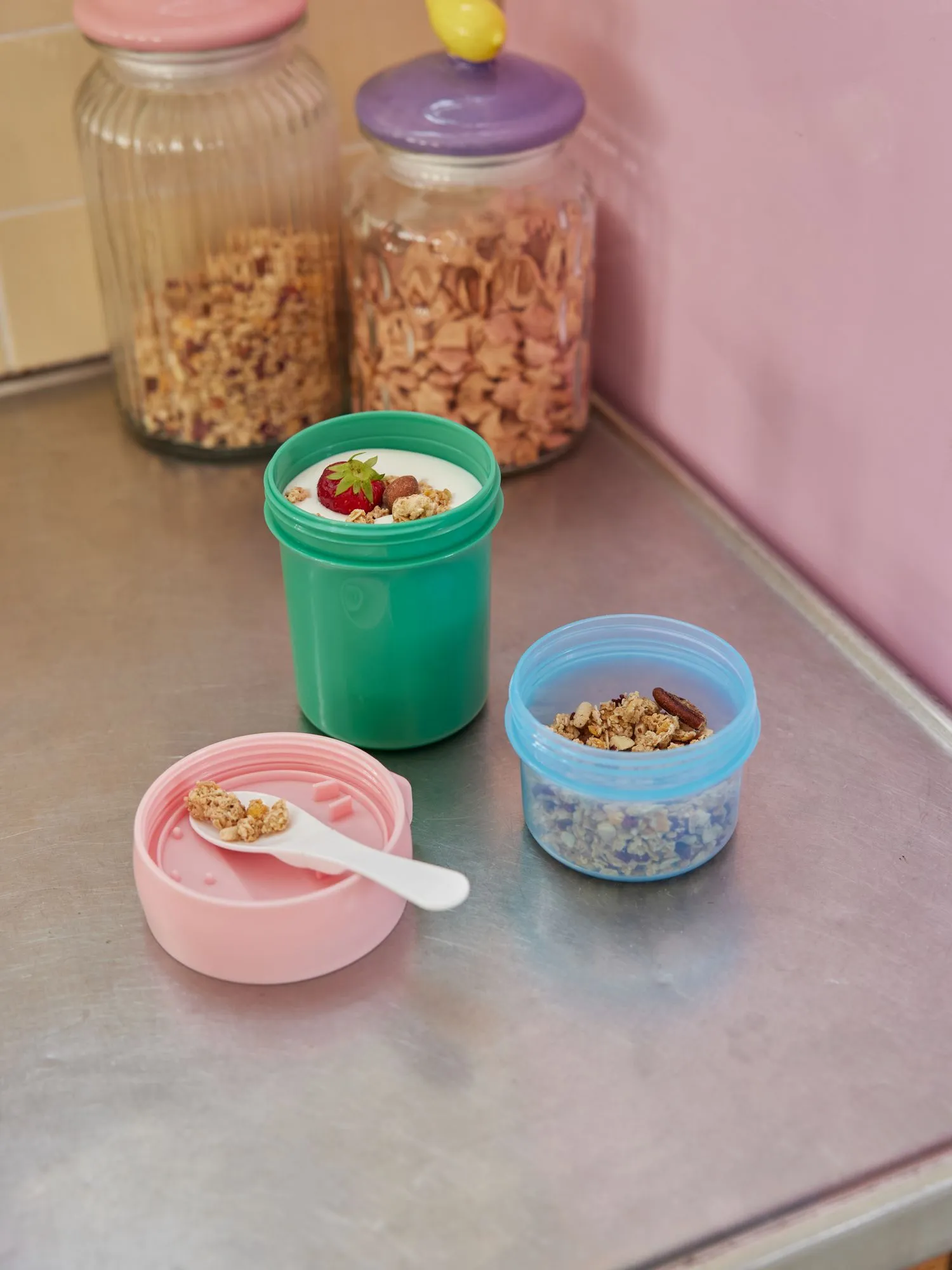 Plastic To Go Food Boxes - Green