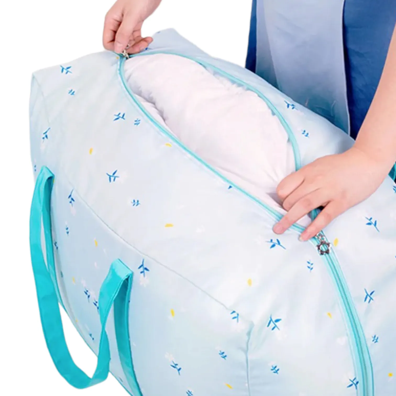Portable Quilt Clothes Storage Bag