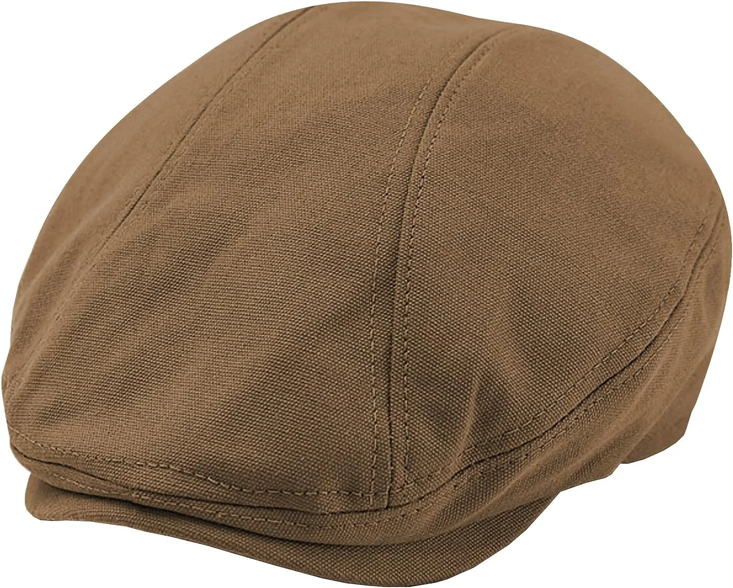 POUDAY Men's Cotton Newsboy Cap Flat Cap Newsboy Hat for Men Cabbie Hat Breathable Soft Summer Hat for Driving Hunting Golf