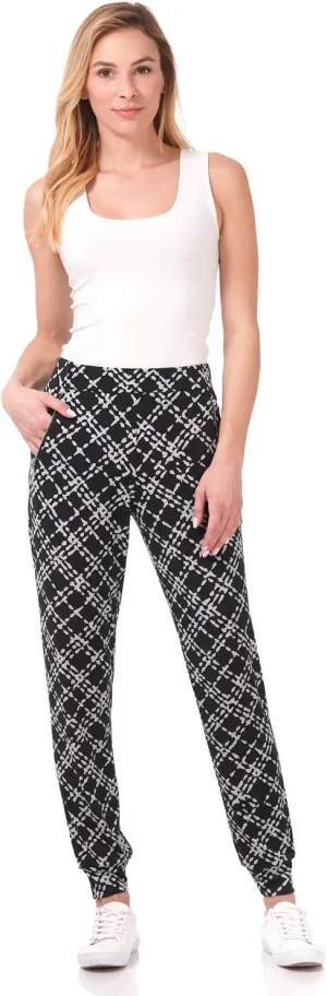 Rekucci Travel in Style - Women's Soft Chic Pant with Zipper Pockets