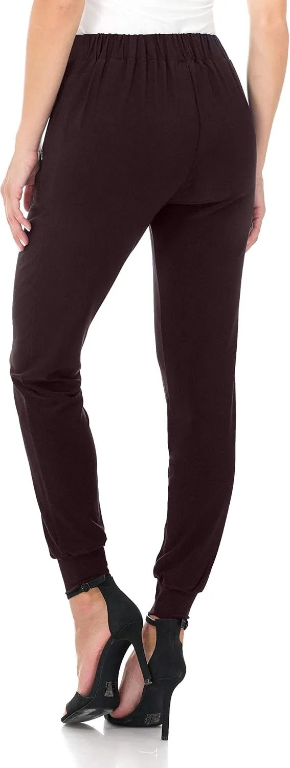 Rekucci Travel in Style - Women's Soft Chic Pant with Zipper Pockets