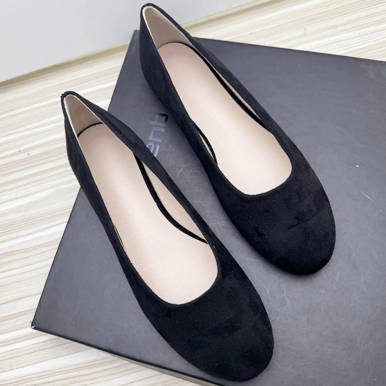 SAILING LU Ballet Flat for Women Candy Color Round Toe Soft Dressy Flats Shoes Wear to Work Slip On Moccasins