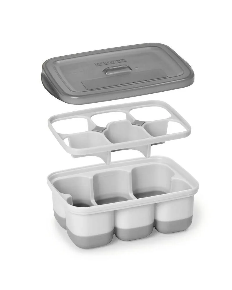 Skip Hop Easy-Prep Store And Starter Set Grey - Weaning Accessory For Ages 0-3 Years