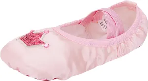 Slip on Baby Shoes Children Velvet Dance Shoes Ballet Dance Shoes Body Training Shoes Satin Embroidered Yoga