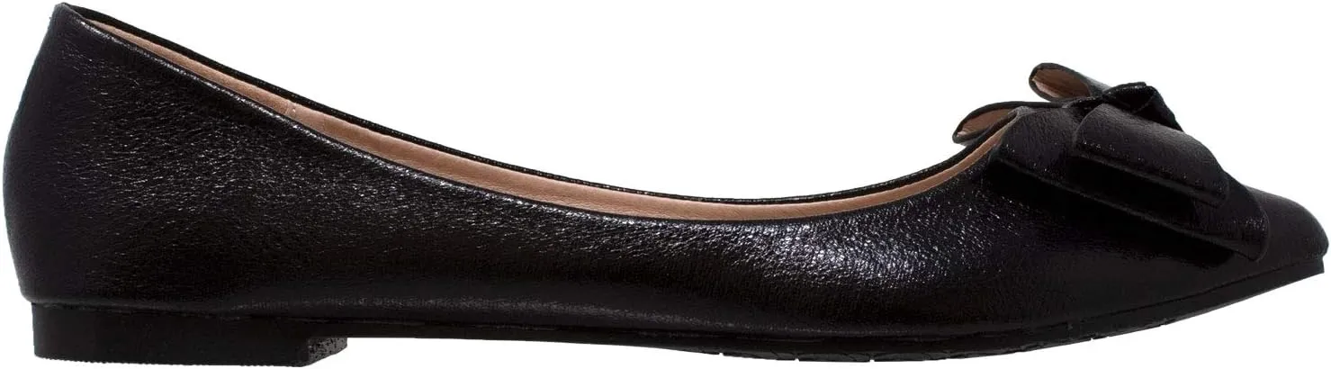 SOBEYO Ballet Flats Comfort Soft-Sole Breathable Sweater Fabric Lightweight Round Toe Shoes