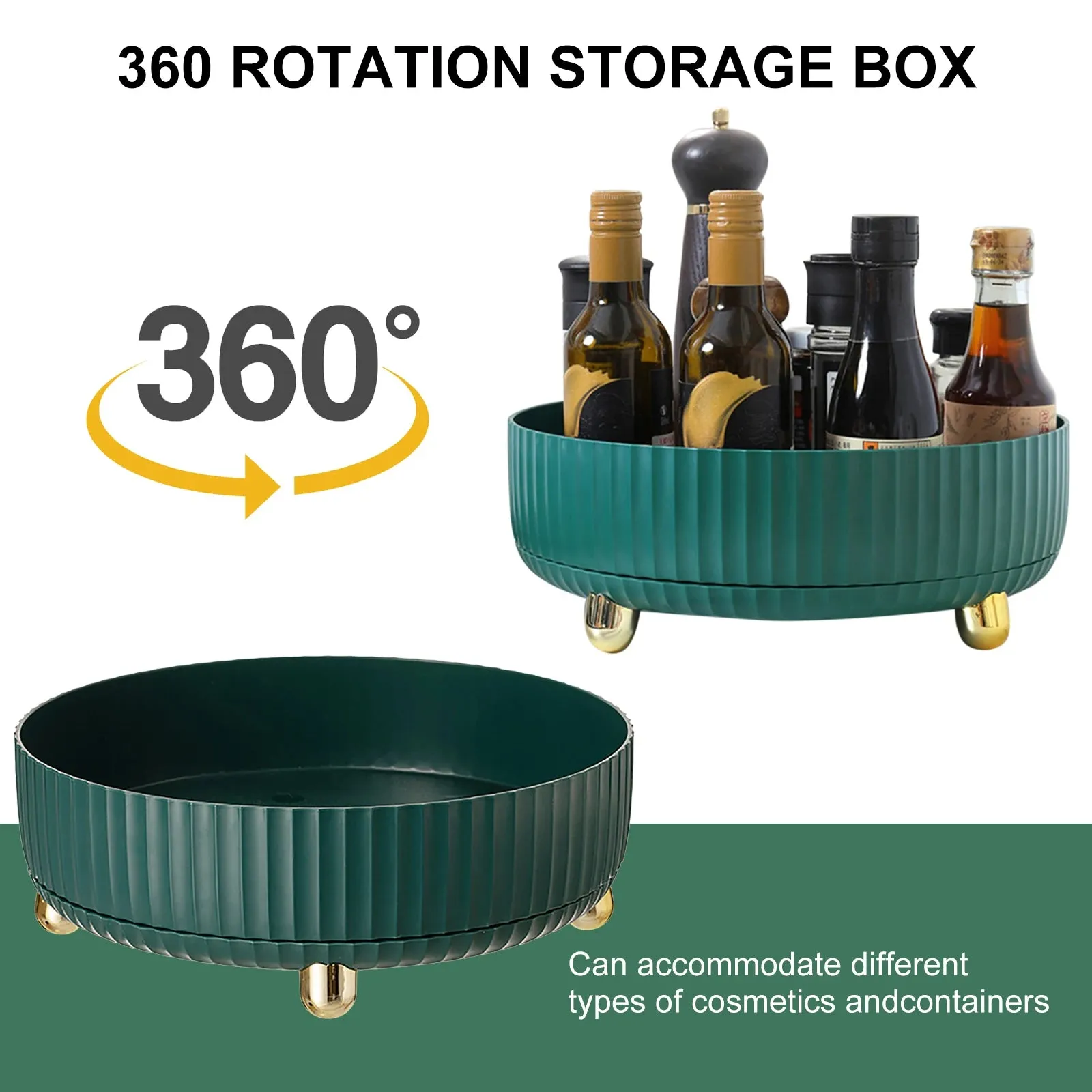 Spin & Spice 360° Rotating Spice Rack & Organizer
