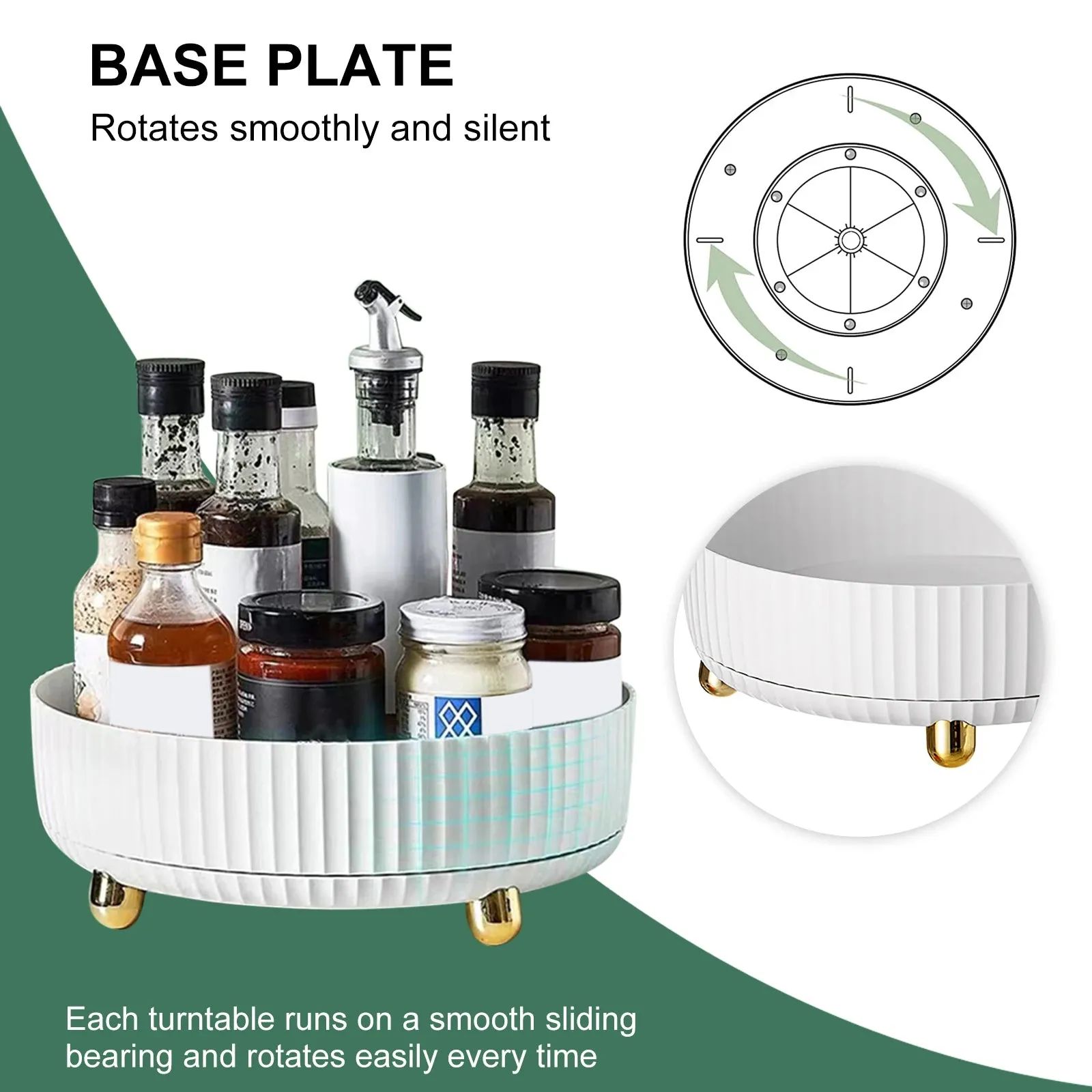 Spin & Spice 360° Rotating Spice Rack & Organizer