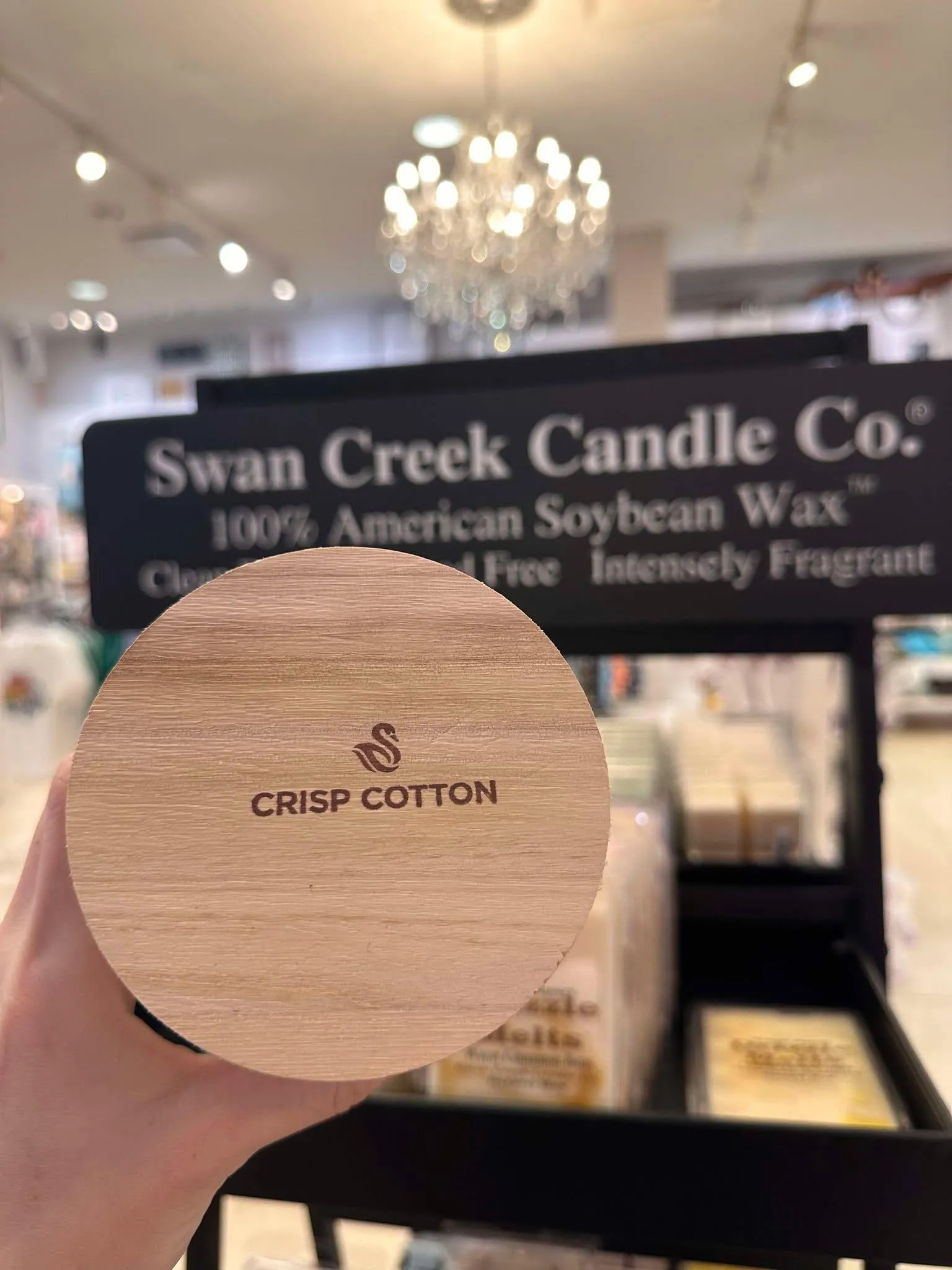 Swan Creek CRISP COTTON Timeless Jar Candle