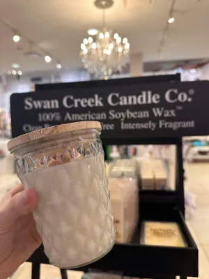 Swan Creek CRISP COTTON Timeless Jar Candle
