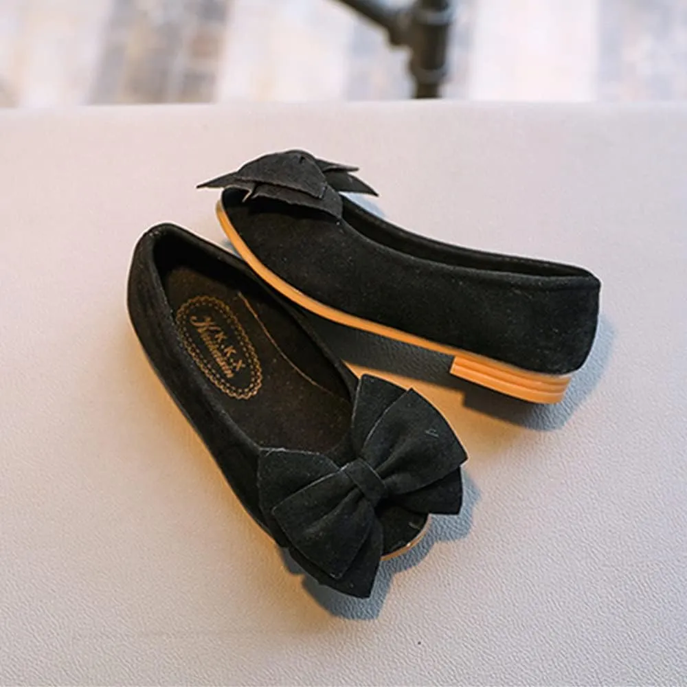 TangDao Toddler Little Kid Girl's Bowknot Mary Jane Ballerina Flat Shoes Princess Girls Dress Shoes Kids Slip On Casual Classic Soft Flats Shoes Party School Wedding