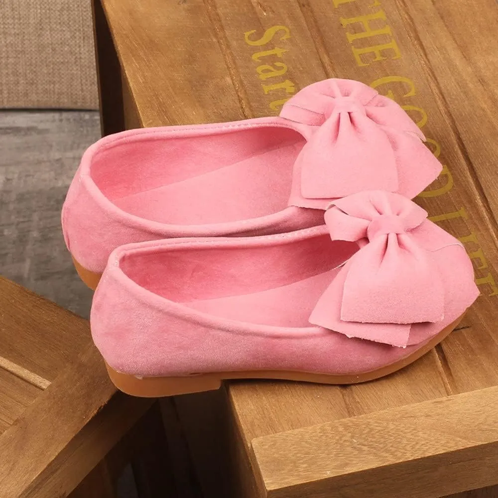 TangDao Toddler Little Kid Girl's Bowknot Mary Jane Ballerina Flat Shoes Princess Girls Dress Shoes Kids Slip On Casual Classic Soft Flats Shoes Party School Wedding