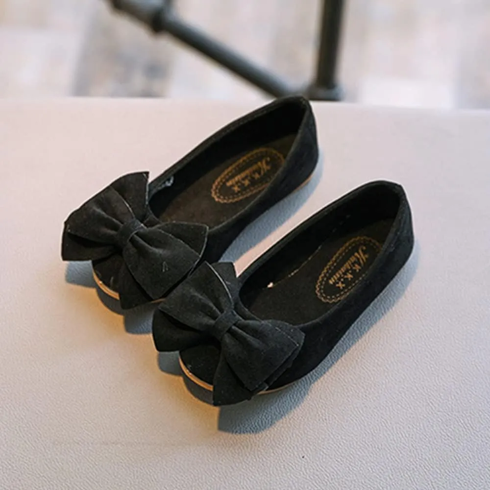 TangDao Toddler Little Kid Girl's Bowknot Mary Jane Ballerina Flat Shoes Princess Girls Dress Shoes Kids Slip On Casual Classic Soft Flats Shoes Party School Wedding