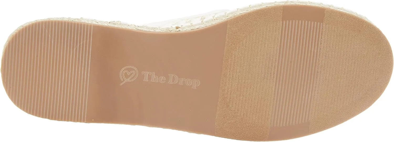 The Drop Women's Lila Open Weave Flat Espadrille Sandals