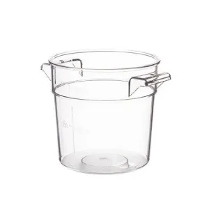 Thunder Group PLRFT001PC 1 QT Clear  Polycarbonate Round Food Storage Container