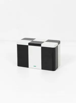Tin Container M Black/White