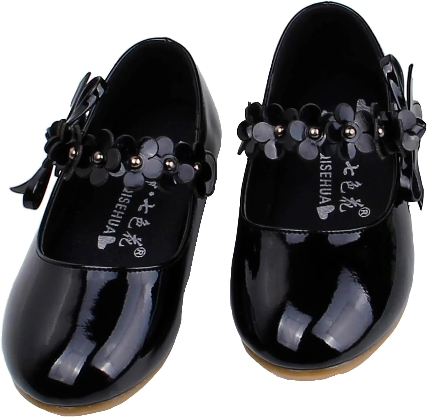 Toddler Girls Dress Shoes Party Wedding Flower School Princess Ballet Flats(Toddler/Little/Big Kid)