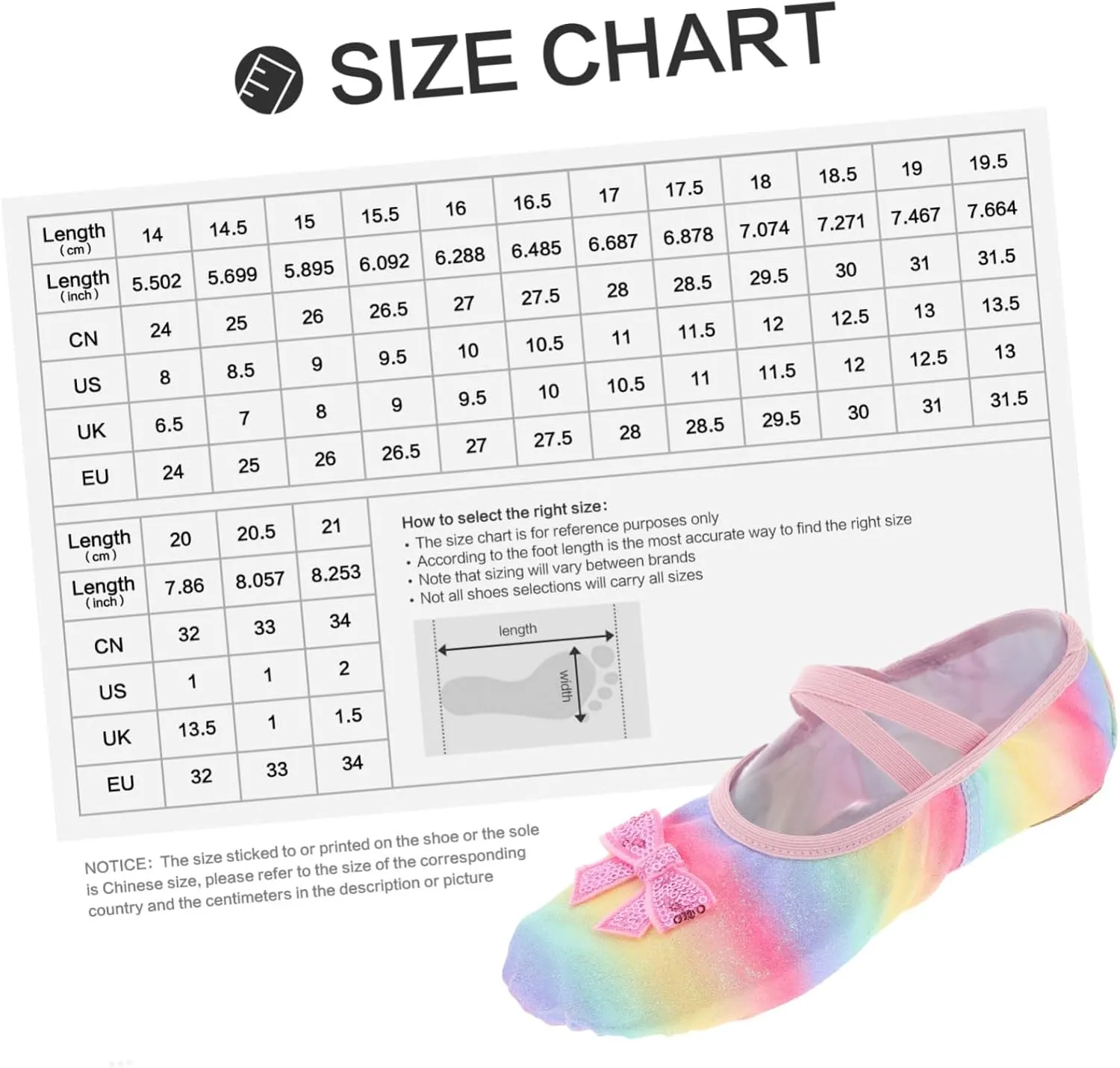 Totority Dance Shoes Ballet Shoes for Dance Shoes for Girl Shoes for Ballet Slippers Women Ballet Practice Shoes