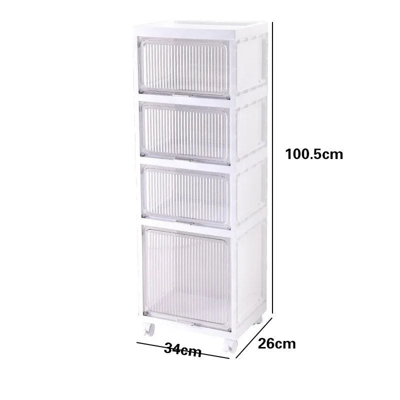 Transparent Fluted cabinet drawer