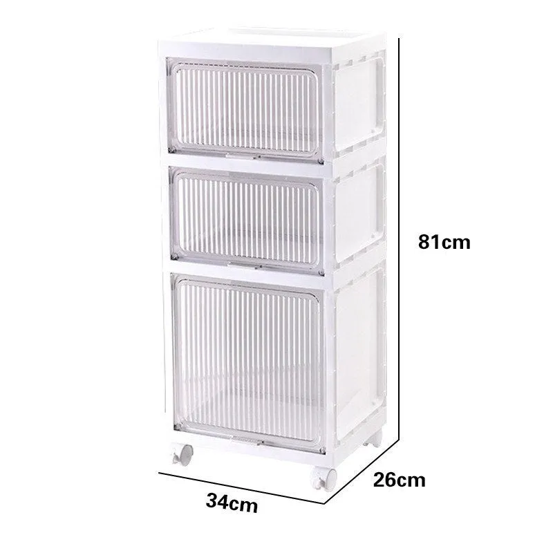 Transparent Fluted cabinet drawer