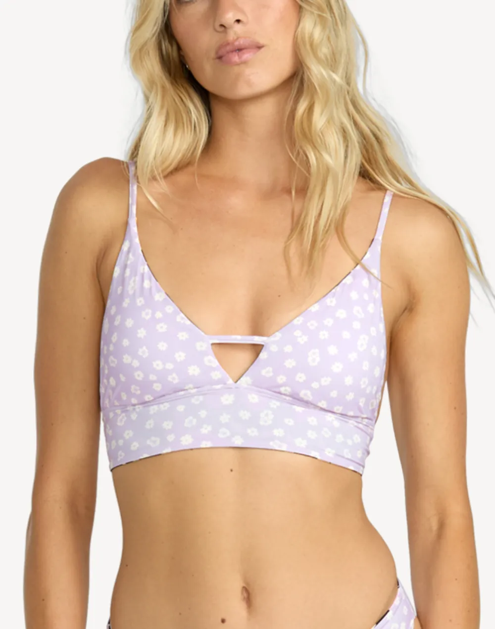 Twin Sol Reversible V Neck Cami Bikini Top