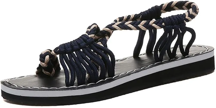 Ulalaza Women's Casual T-Strap Thong Rhinestone Jewel Non-Slip Flip Flop Sandals Flat Comfort Heel Cushion Ladies Beach Summer Bohemian Sexy Dress Sandals for Wedding Party Vacation Travel