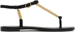 Ulalaza Women's Casual T-Strap Thong Rhinestone Jewel Non-Slip Flip Flop Sandals Flat Comfort Heel Cushion Ladies Beach Summer Bohemian Sexy Dress Sandals for Wedding Party Vacation Travel