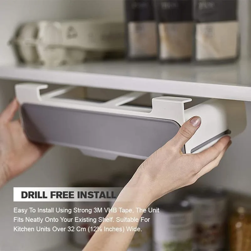 Under-Shelf Pull Out Spice Rack