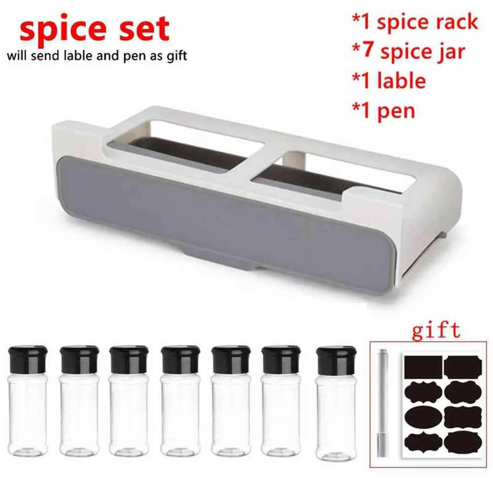 Under-Shelf Pull Out Spice Rack