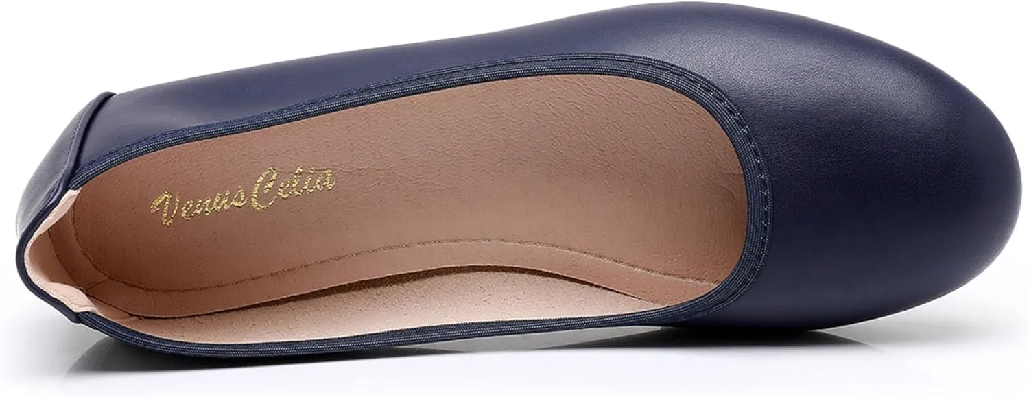 VenusCelia Women's Ladylike Steps Flats