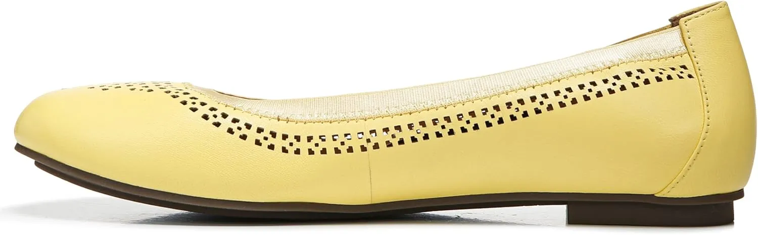 Vionic Womens Spark Whisper Ballet Flat- Supportive Ladies Shoes That Include Three-Zone Comfort with Orthotic Insole Arch Support, Medium Fit Flat Shoes for Women