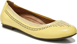Vionic Womens Spark Whisper Ballet Flat- Supportive Ladies Shoes That Include Three-Zone Comfort with Orthotic Insole Arch Support, Medium Fit Flat Shoes for Women