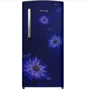 Voltas Beko RDC265C/W0DBE0M Refrigerator DC 230 L Dahlia Blue Single Door 3 Star BEE Rating
