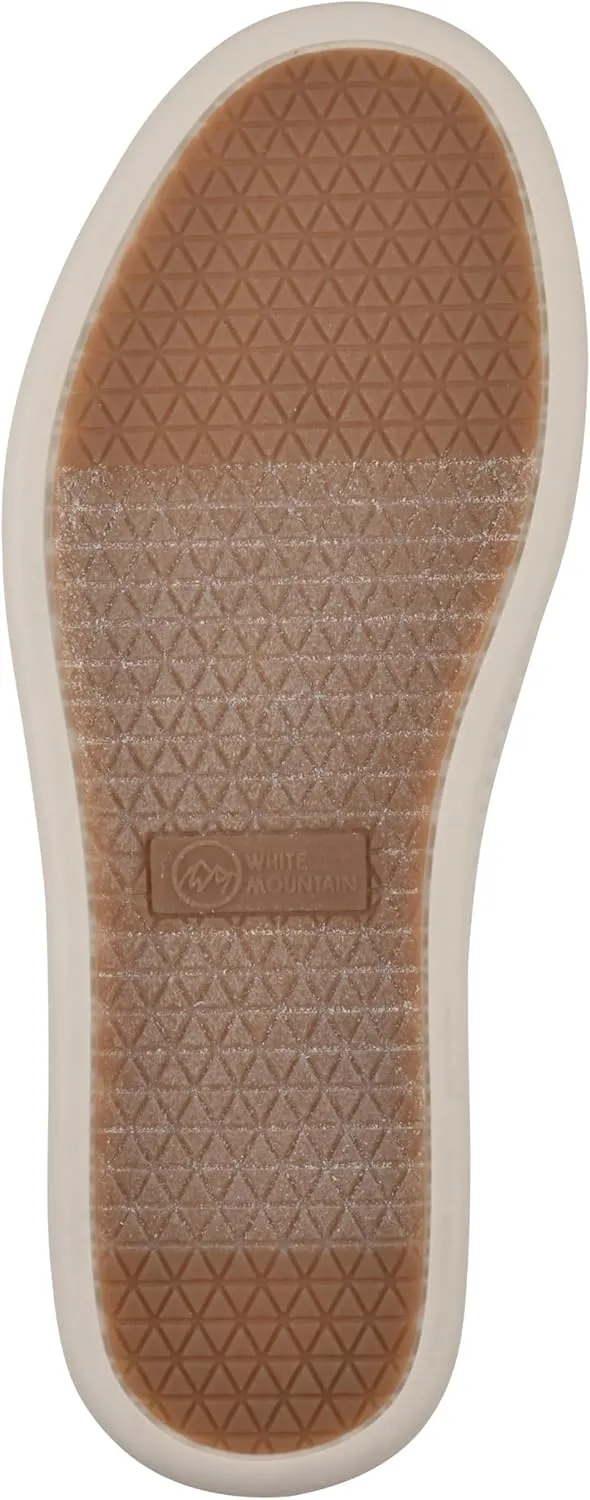 WHITE MOUNTAIN Women's Digs Sparkling Woven Knit Slip-On Flat