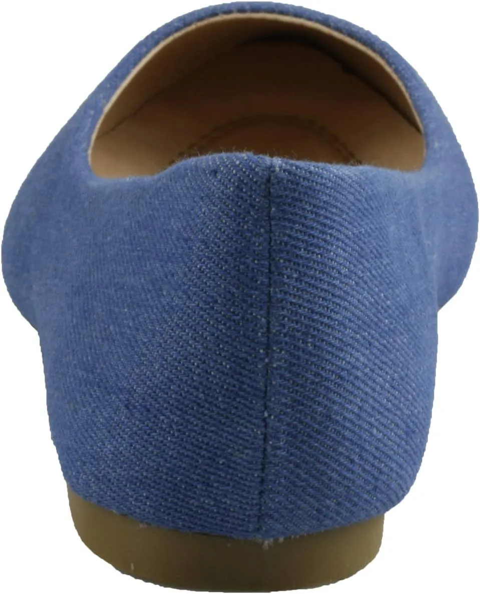 Women's Ballet Flats Pointed Toe Classic Slip On Loafer Shoes Suede/Patent Summer Wedding Shoes