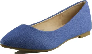 Women's Ballet Flats Pointed Toe Classic Slip On Loafer Shoes Suede/Patent Summer Wedding Shoes