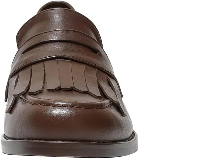 Women's Classic Flat Leather Tassel Loafer