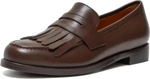 Women's Classic Flat Leather Tassel Loafer