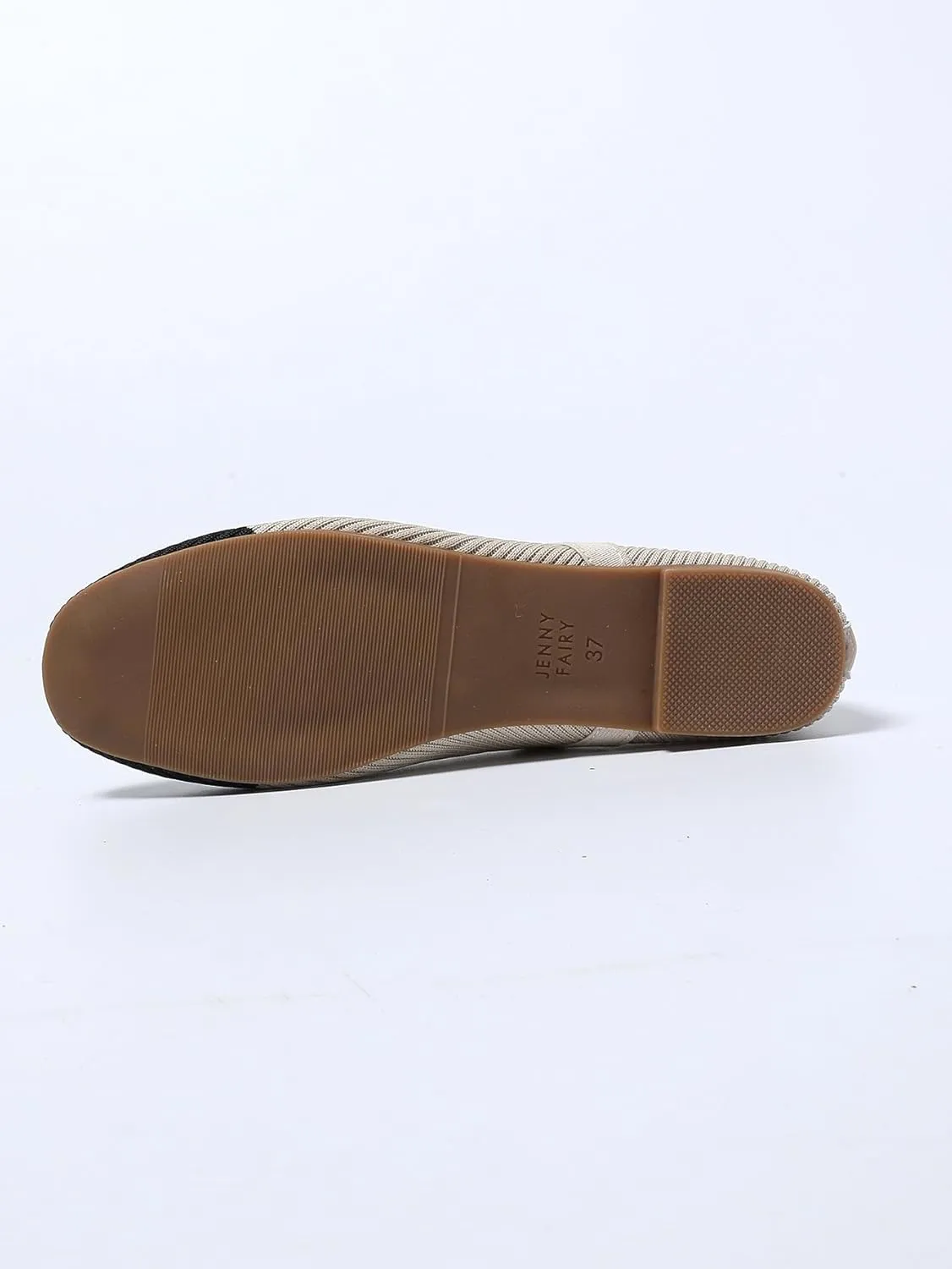 Women's Knit Slip-On Flats - Breathable Comfort Shoes with Single Strap Soft Knit Ballet Flats with Low Profile Sole, Lightweight Breathable Comfort for Daily Wear