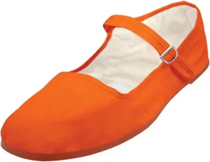 Women's Mary Jane Cotton Shoes Ballerina Ballet Flat Slip on Slippers Multiple Colors