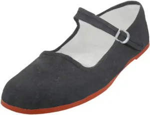 Women's Mary Jane Cotton Shoes Ballerina Ballet Flat Slip on Slippers Multiple Colors