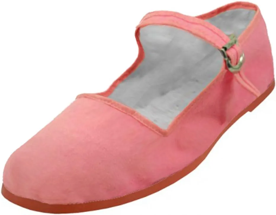 Women's Mary Jane Cotton Shoes Ballerina Ballet Flat Slip on Slippers Multiple Colors